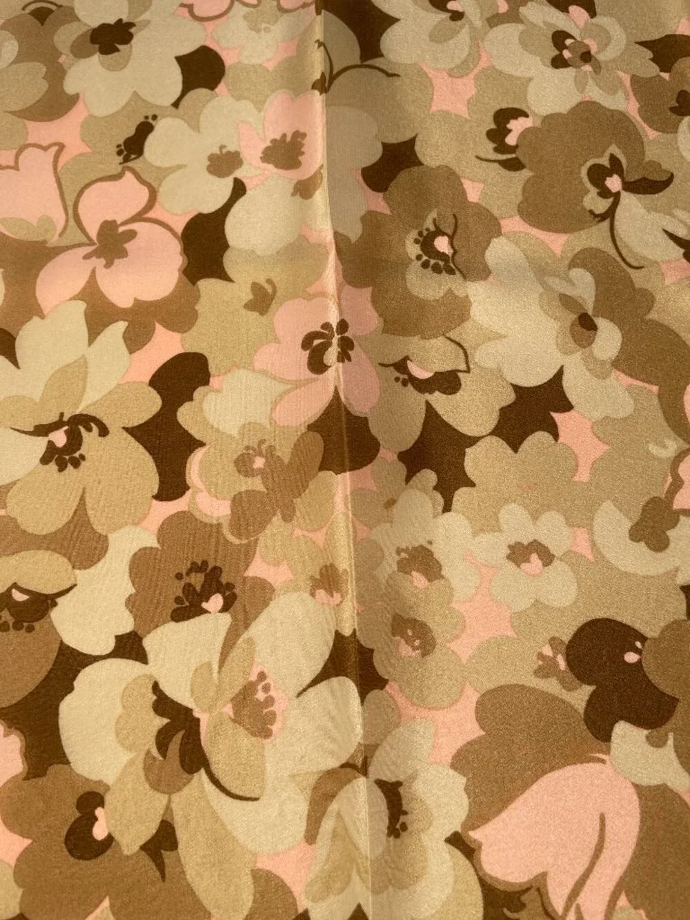 Vintage Christian Dior Floral Silk Scarf